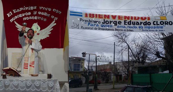 El padre Jorge Cloro, amenazado por narcos de Quilmes<br>