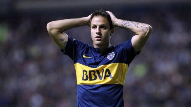 El Burrito Martínez cuando jugaba en Boca<br>