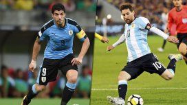 Uruguay vs. Argentina por las Eliminatorias para Rusia 2018: formaciones y horario Uruguay vs. Argentina por las Eliminatorias para Rusia 2018: formaciones y horario