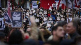 Una de las primeras marchas por Santiago Maldonado Una de las primeras marchas por Santiago Maldonado