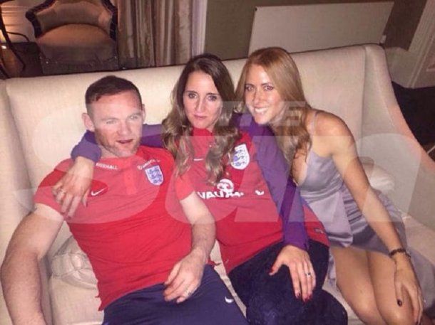 Rooney se había colado a un casamiento<br>