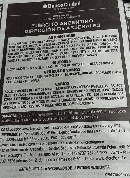 Así lo publicaban en medios porteños