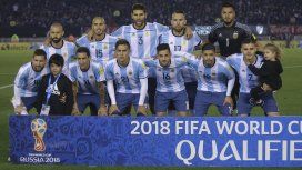 Así formaba Argentina para enfrentar a Venezuela Así formaba Argentina para enfrentar a Venezuela