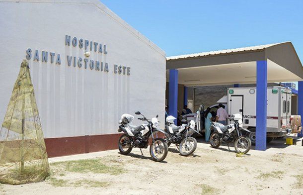 De Santa María al Hospital de Santa Victoria Este habrían 8 minutos de viaje en auto