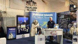 Este es el stand de las Falkland Islands Este es el stand de las Falkland Islands