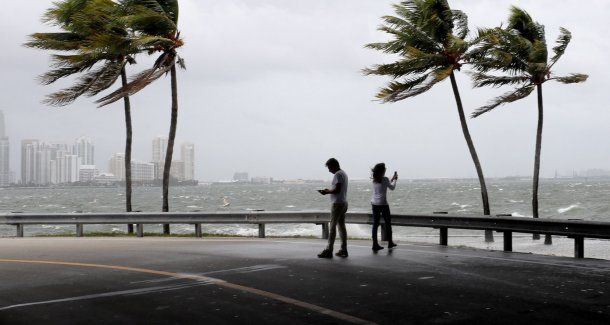 El huracán Irma y su inminente llegada a Miami<br>