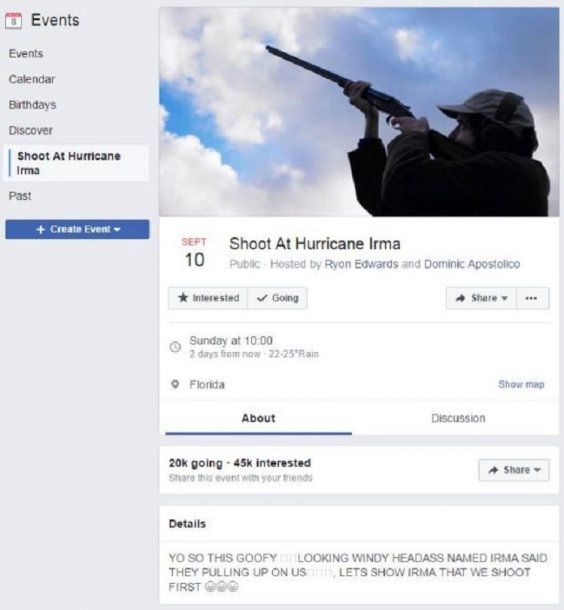 El evento era para este domingo