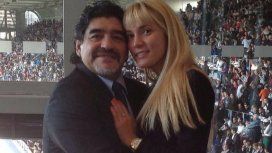Diego Maradona con Rocío Oliva en Instagram Diego Maradona con Rocío Oliva en Instagram