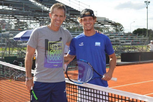 Orsanic y Muñiz, luego de la clase.