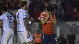Leandro Fernández lamenta el penal errado Leandro Fernández lamenta el penal errado