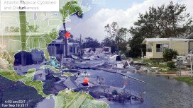 El huracán María está en su pico máximo y apunta a Puerto Rico El huracán María está en su pico máximo y apunta a Puerto Rico