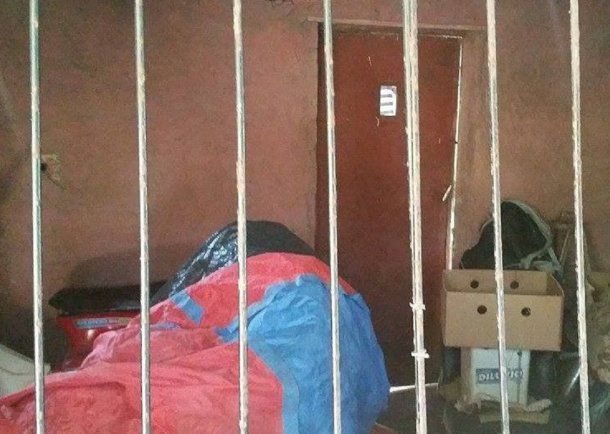 Lugar donde Edgardo Oviedo tenía a su hijo y a su esposa