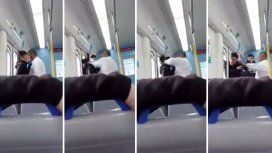 Brutal pelea en el tren Roca: Yo me drogo y ando con fierro Brutal pelea en el tren Roca: Yo me drogo y ando con fierro