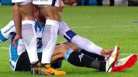Lisandro López se toma el botín con sangre Lisandro López se toma el botín con sangre