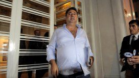 El vicepresidente de AFA saliendo de la sede de Viamonte El vicepresidente de AFA saliendo de la sede de Viamonte