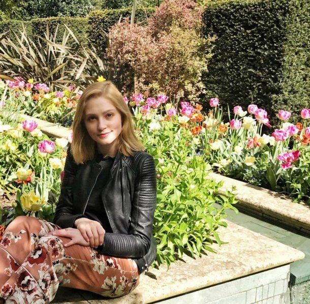 Lavinia Woodward pasó el verano en Italia con su familia