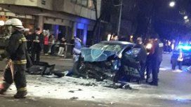 Choque de Patrullero en Combate de los Pozos y avenida Belgrano Choque de Patrullero en Combate de los Pozos y avenida Belgrano