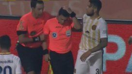 El momento en el que Bellati es agredido El momento en el que Bellati es agredido