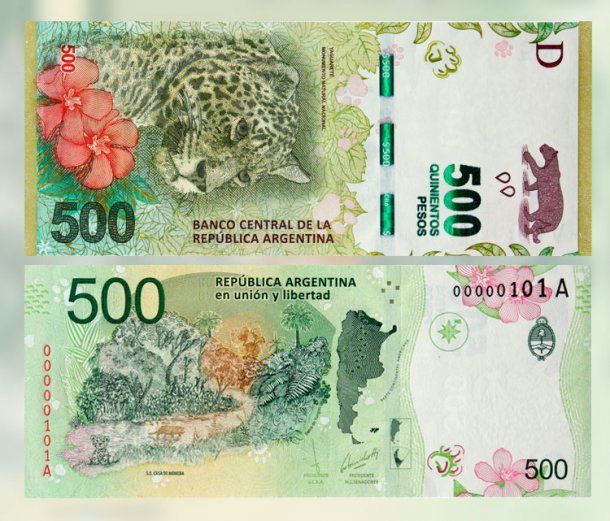 Nuevo billete de 500 pesos