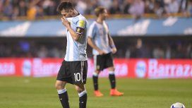 Messi se lamenta por el empate ante Perú Messi se lamenta por el empate ante Perú