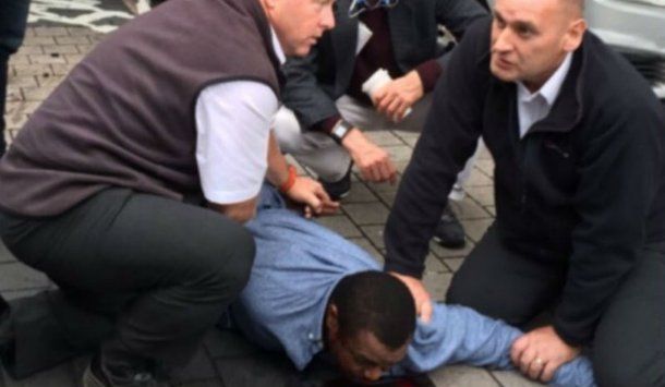 El hombre fue detenido por la policía tras atropellar a varios peatones