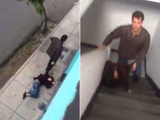 video: indignacion en peru por la brutal agresion de un hombre a su pareja en plena calle video: indignacion en peru por la brutal agresion de un hombre a su pareja en plena calle