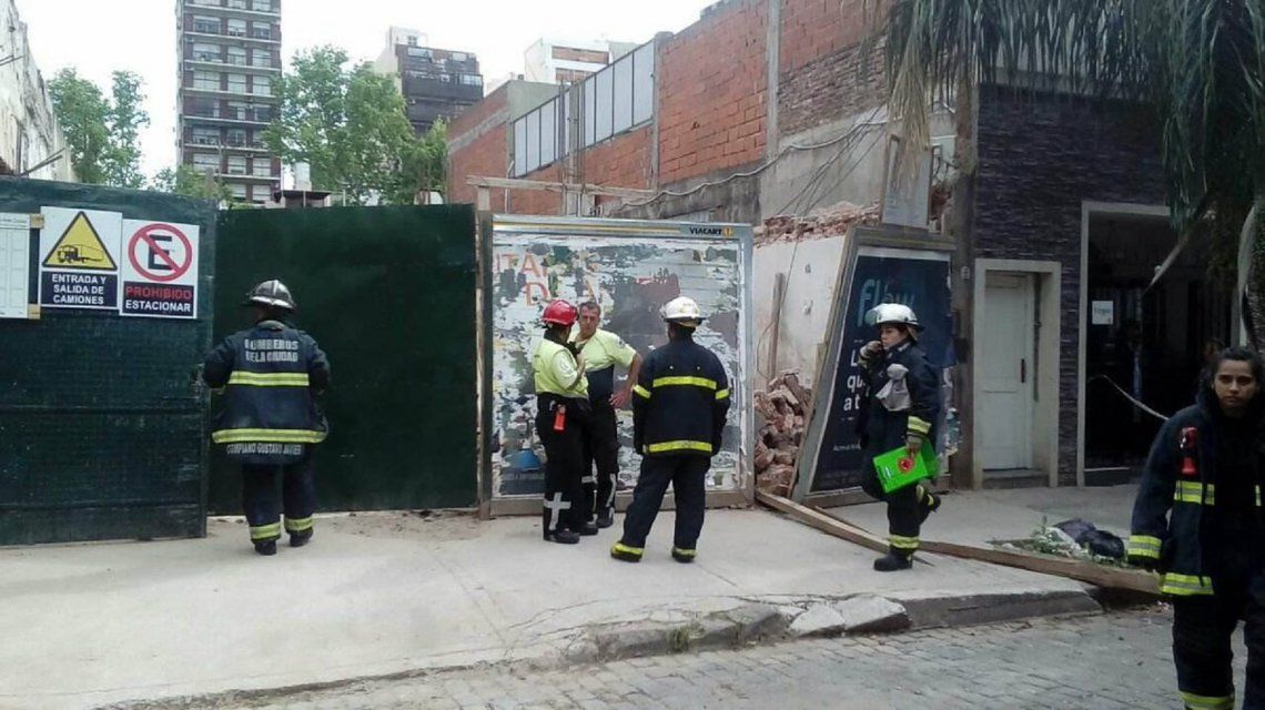 Se derrumbó una obra en construcción en Villa Crespo: hay dos muertos
