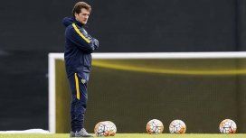 Ola de lesionados: un jugador de Boca abandonó el entrenamiento Ola de lesionados: un jugador de Boca abandonó el entrenamiento