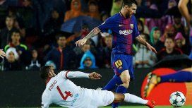 Con un gol de Messi de tiro libre Con un gol de Messi de tiro libre