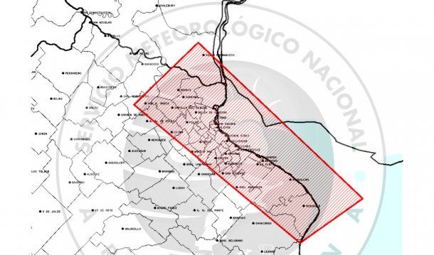 El mapa de las localidades afectadas