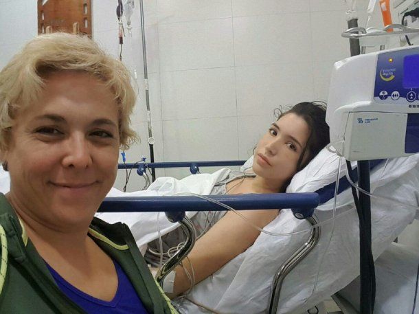 La joven fue amputada el 6 de junio y pronto tendrá su protesis<div><br></div>