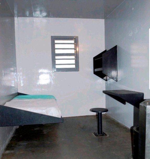 Esta sería la celda en la que habría pasado su primera noche el ex ministro de Planificación Federal