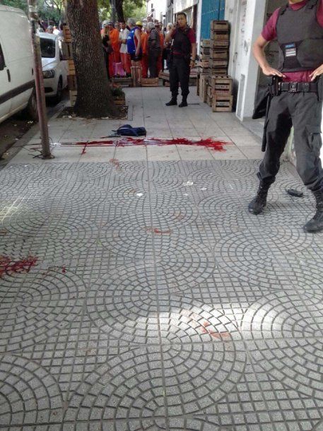Así quedó la vereda tras el último enfrentamiento<br>