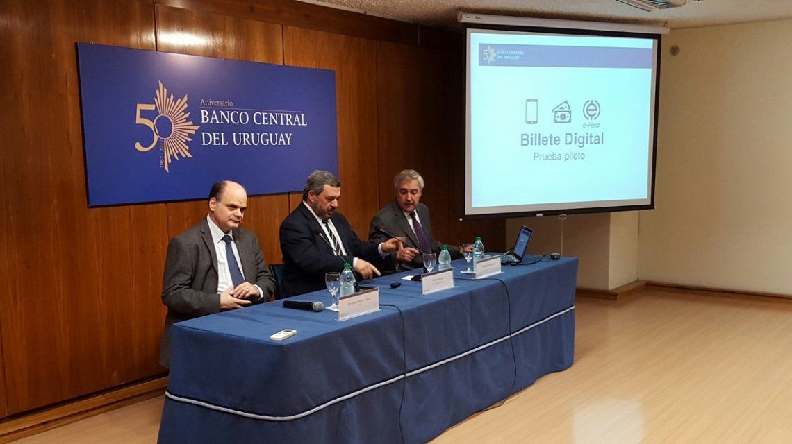 El Banco Central del Uruguay presentó el plan piloto para utilizar el billete digital