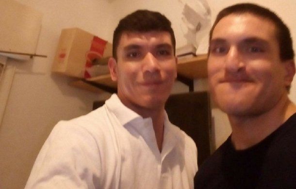 Francisco Ríos (28) y Emanuel Godoy (27).