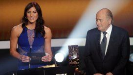 Hope Solo y Joseph Blatter Hope Solo y Joseph Blatter