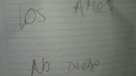 Encontraron una nota entre las pertenencias de Delhon Encontraron una nota entre las pertenencias de Delhon