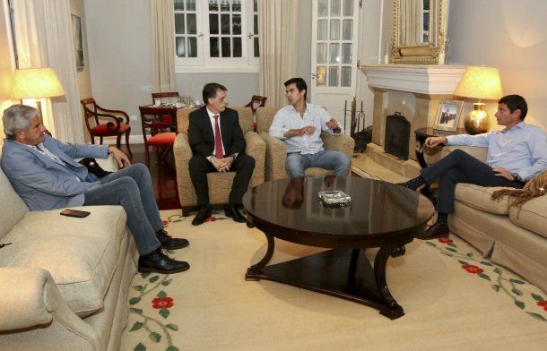 Urtubey junto a los diputados nacionales David, Kosiner y Zottos.