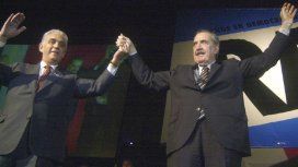 Víctor Martínez con Raúl Alfonsín Víctor Martínez con Raúl Alfonsín