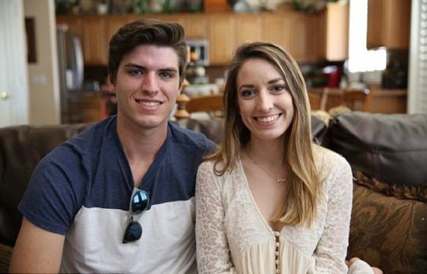 <p>Kaylee con Robbie, su novio</p>
