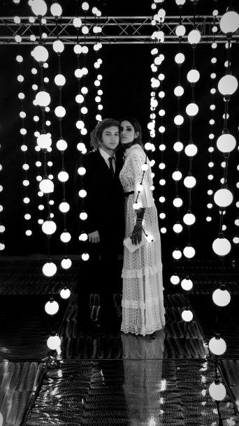 Candelaria Tinelli y Franco Masini en la fiesta de Juanita. Foto: Instagram de Candelaria.