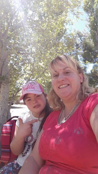 Raquel y su hija María Fernanda