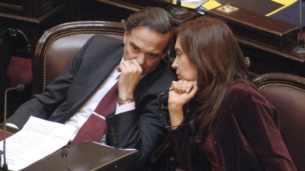 Miguel Ángel Pichetto y Cristina Kirchner