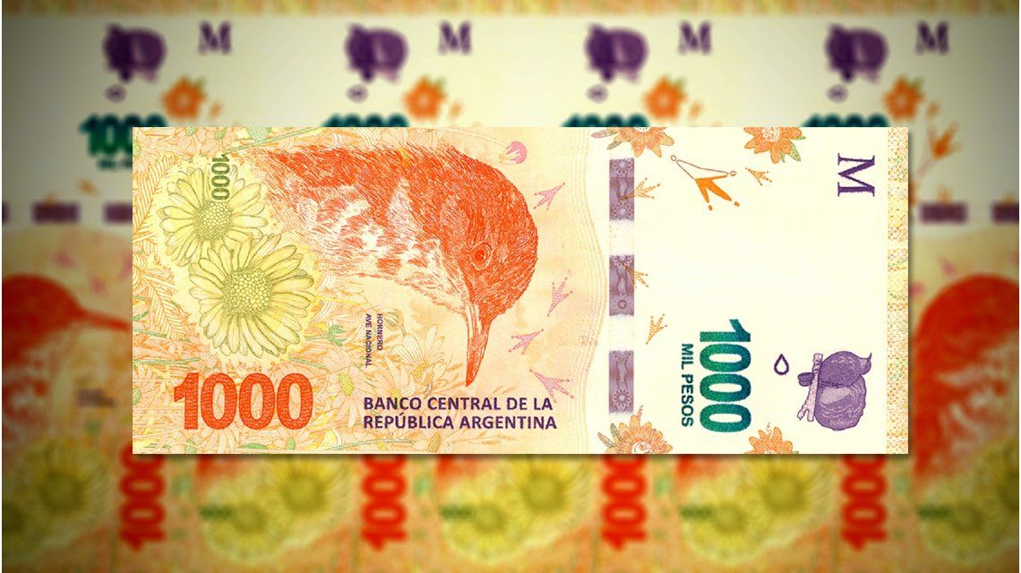 Éste es el nuevo billete de 1000 que circula desde hoy
