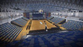 El Dow Center tendrá 3 canchas de entrenamientos que se transformarán en una para competir. Un estadio para 4.000 personas. El Dow Center tendrá 3 canchas de entrenamientos que se transformarán en una para competir. Un estadio para 4.000 personas.