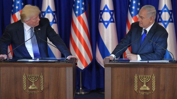 Donald Trump y Benjamin Netanyahu<br>