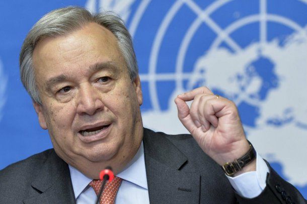 Antonio Guterres, secretario general de la ONU, llamó a dar una respuesta global contra el coronavirus