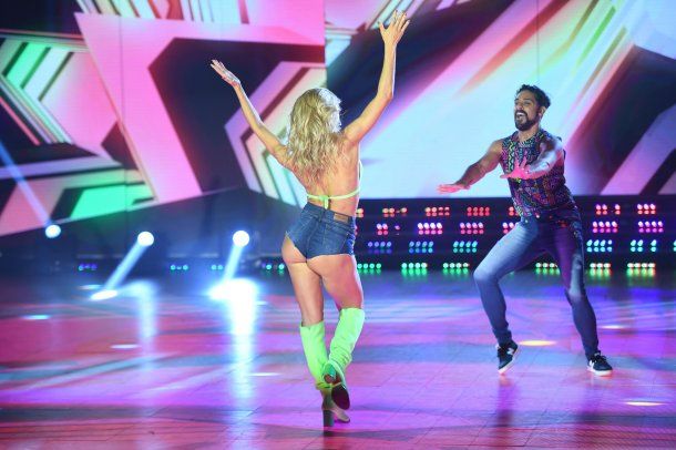 Macarena Rinaldi le puso su brillo a la pista<br>