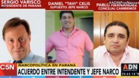 Citan a indagatoria por una causa de narcotráfico al intendente de Paraná tras una investigación de C5N Citan a indagatoria por una causa de narcotráfico al intendente de Paraná tras una investigación de C5N