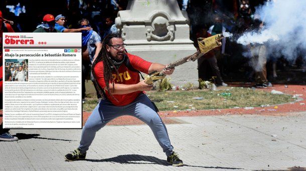 <p>El hombre mortero y el artículo de Prensa Obrera</p>